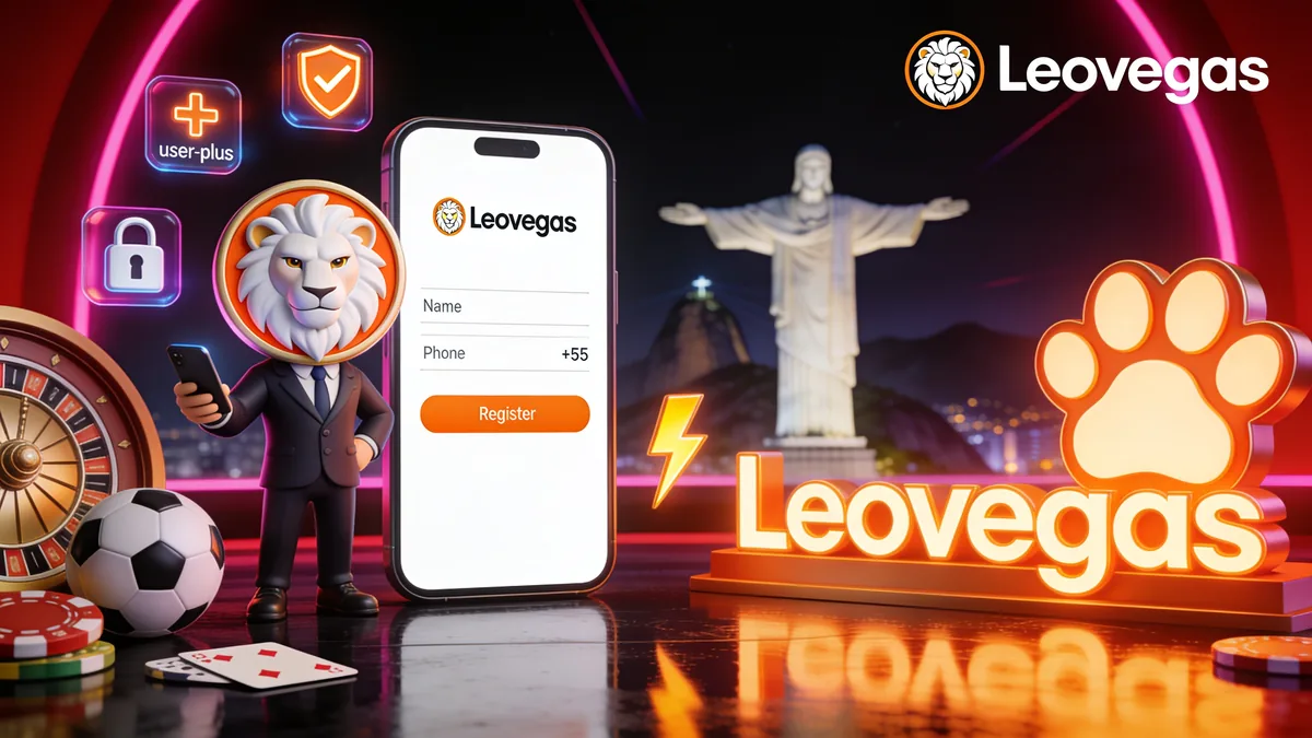 Métodos de Cadastro na LeoVegas for players in Brazil